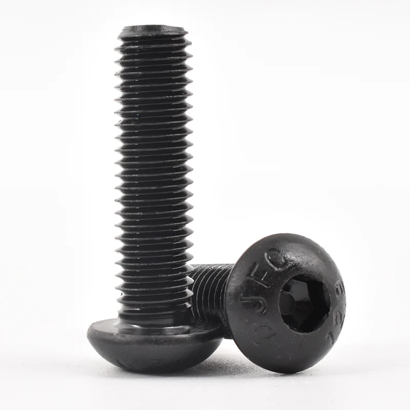Black Oxide Hex Socket -knapphodeskruer