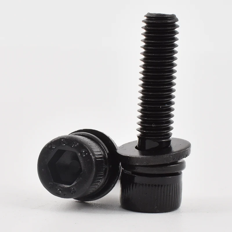 Black Oxide Hex Socket Cap Head Combination -skruer