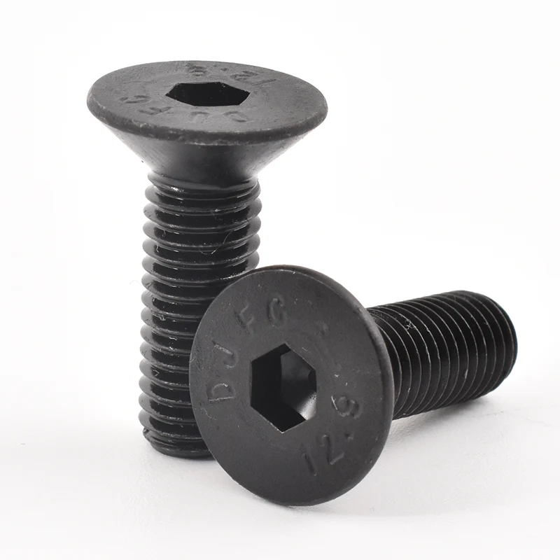 Black Oxide Hex Socket Countersunk Head Caps skruer