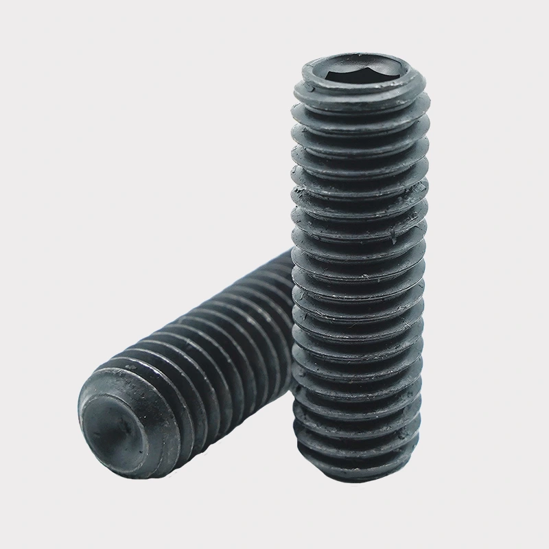 Black Oxide Hex Socket Set -skruer med kopppunkt