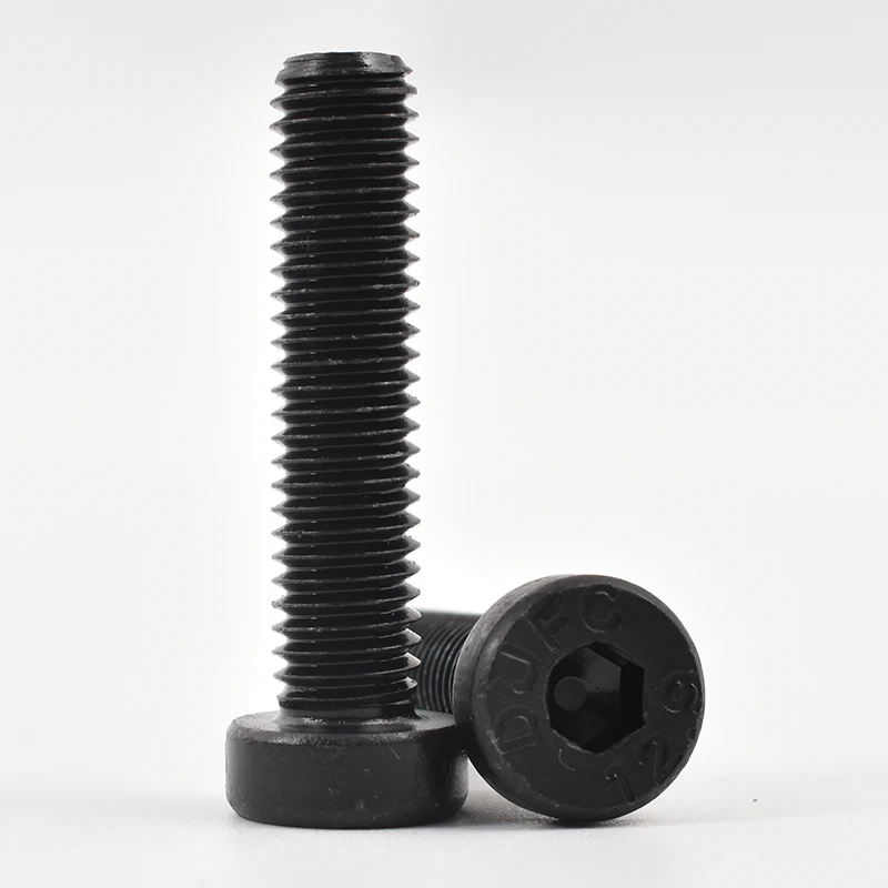 Black Oxide Hex Socket tynne hodehette skruer